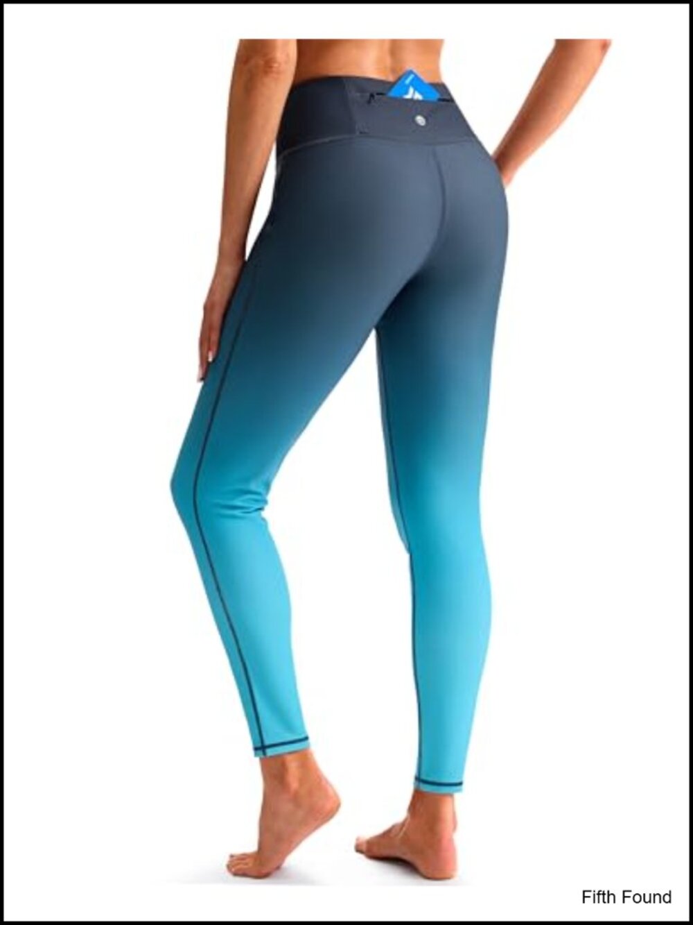 Swim Pants Zipper Pocket UPF 50+ Leggings High Waist Full Coverage
